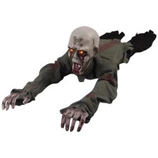Crawling Ghost Voice-Activated Electric Eyes Glowing Swaying Creeping Halloween picture