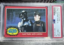 Topps 1977 Star Wars #132 Lord Vader and a Soldier PSA 8  TOUGH picture