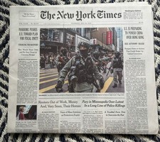 NY Times 5/28/2020 U.S. Daily Coronavirus Cases Chart picture