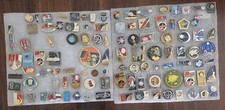 Lot Of 150 Vintage Soviet USSR Russia Space Astronaut Pins picture