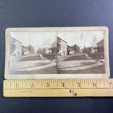 Big Oak Flat California Stereoview Early Town View Main Street 1870s Victorian picture