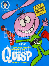 1965 Quaker Oats Quisp Cereal Box High Quality Metal Fridge Magnet 3x4 7553 picture