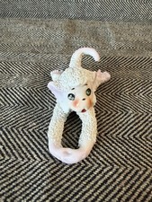 Vintage Porcelain Sugar Textured Hanging Spaghetti Monkey Japan Anthropomorphic picture