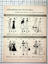1948 LIFE Magazine Article Glamour Guidebook Fashion Colgate Pabst Ads picture