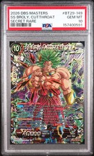 2026 SECRET RARE #BT29-149 SS BROLY, CUTTHROAT WARFARE PSA 10 picture