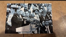 Gordon “Gunny” Gundrum Signed 4x6 Photo –Former U.S. Park Ranger Who Guarded MLK picture