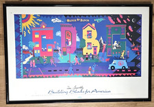 Los Angeles Mayor Tom Bradley Signed Vintage Community Development Poster 36x24 picture