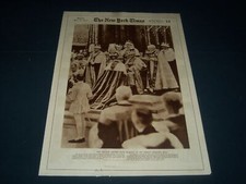 1937 MAY 16 NEW YORK TIMES PICTURE SECTION - NEWLY CROWNED KING - NT 7362 picture