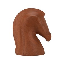 Hermes Samarcande Horsehead Paperweight Natural Mahogany New picture