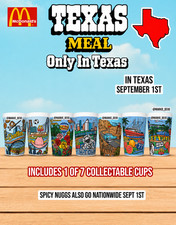 2026 McDonald's Texas Meal Cups Single or Sets picture