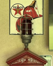 Gamewell Crouse Hinds Vintage Firebox Caged Light picture