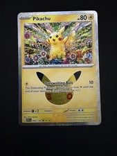 30th Anniversary Pokémon TCG Pikachu 040/128 18/30 Reverse Holo English 2026 picture