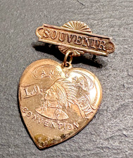 IORM IMPROVED ORDER OF REDMEN SOUVENIR ANNUAL CONVENTION HEART PIN MEDALLION picture