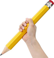 Giant Pencil, 14 Inch Big Jumbo Pencils, Funny Oversized Huge Comically Large Pe picture