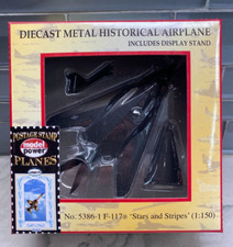 F-117 NIGHTHAWK NORTHRUP GRUMMAN 5386-1 MODEL POWER POSTAGE STAMP 1:150 STAND picture