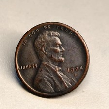 1924-D Lincoln Wheat Cent As shown in the figure picture