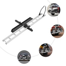 Hitch-Mount Motorcycle Carrier 400 lb Aluminum Steel Dirt Bike Rack picture