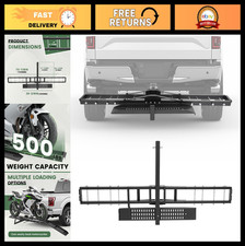 Heavy Duty Motorcycle Carrier Hitch Mount Rack for Dirt Bikes - 500LB Capacity, picture