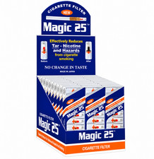 MAGIC 25 Cigarette Filters Tips Micro Tar Blocker Disposable Holder 30 Packs picture