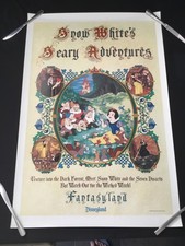 Disneyland Fantasyland “Snow Whites Scary Adventure” 1983 Promotional Poster picture