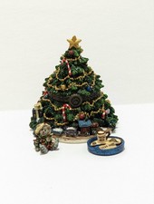 Boyds Bears Treasure Box Kringle’s Christmas Tree w/ Frazier McNibble 392129 NIB picture