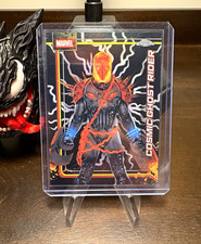 2026 Topps Chrome Marvel Cosmic Ghost Rider #108 Black Storm Refractor /10 picture