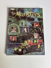 Vintage The Munsters Whitman Coloring Book TV Memorabilia 1965 Partially Colored picture