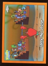 2025 Topps Chrome SpongeBob Larry the Lobster #12 25th Orange Refractor 20/25  picture