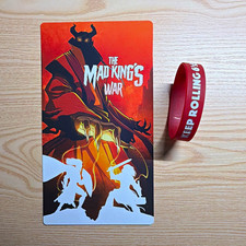 NEW Dice Throne -Mad King’s War Leaflet + Wristband - PAXU 24 Promo picture