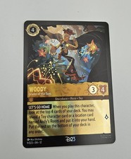 Ravensburger LORCANA Leader Toy Woody Promo Card 2026 D23 Expo Exclusive picture