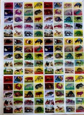 Vtg Vari Vue Lenticular soft vinyl moving motion Multiple Species RARE 15x20” picture