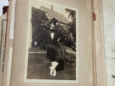 Antique 1910s 1920s Family Photo Album Original Snapshots Fashion Americana picture