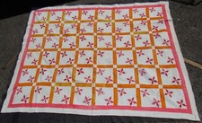 Antique 1800s Hand Stitched American Quilt 59