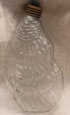 NICE FIGURAL OYSTER FLASK SHEARED TOP FOUST FROM GLENROCK PA ODD BLUE OR GRAYISH picture