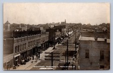 J90/ Maquoketa Iowa RPPC Postcard c1910 Main Street Stores  258 picture