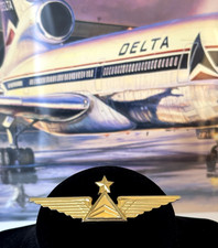 Vintage 1970's/80's Delta Air Lines Crew Wings - 3.25
