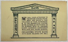 Oklahoma State Bank Statement of Conditions 1912 Oklahoma City, Okla. picture