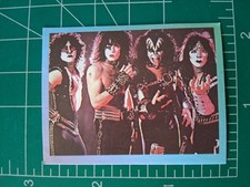 2002 ROCK STORY MUSIC STICKER CARD KISS GROUP BAND #87 picture