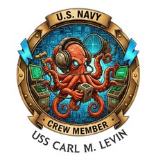 USS Carl M. Levin Crew Member DDG Navy Gift USN Veteran Pride 4