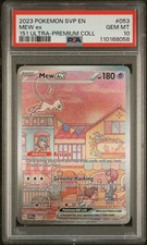 Pokémon 2023 Mew ex SVP EN 053 Promo Holo Scarlet & Violet Promos PSA 10 picture