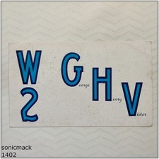 QSL Card W2GHV Dumont New Jersey George Apfel 1949 Postcard (B) (P1402) picture