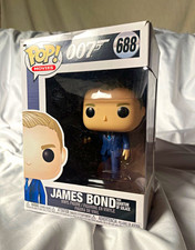Funko Pop Movies 007 James Bond Quantum of Solace Vinyl Figure #688 Box Damaged picture