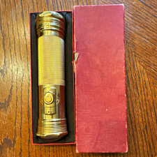 Vintage 1920’s Winchester ARMAX brass flashlight bronzelite w/original red box picture
