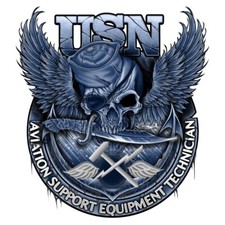 Aviation Support Equipment Technician Decal - USN Rate Decal - 4
