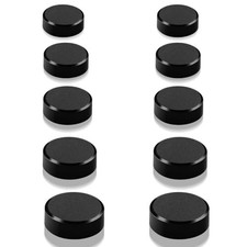 10 Pcs Black Mini Fridge Magnets, Strong Heavy Duty Magnets for Crafts & Office picture