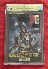 Deadpool 42 La Mole Edition CGC 9.8 Signed by Stan Lee & Ryan Reynolds +2 Marvel picture