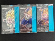 Dragon Ball Z Super Metallic Collection Unopened Card Set Gotenks, Trunks, Gohan picture