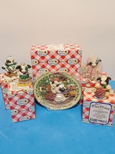 NEW ~Set of 5 Vintage Mary's Moo Moos Christmas Winter Holiday Figures 1999, 94 picture