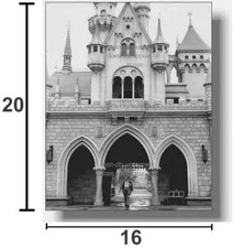 ❌ GIANT SIZE 16x20 Walt Disney Disneyland Sleeping Beauty Castle 1955 NEW picture