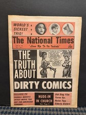 1970 June The National Times Newspaper Vol 1 No 1 Truth About Dirty Comics (10T) picture